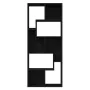 Black plywood bookcase shelf 67x24x161 cm by vidaXL, Bookcases and shelves - Ref: Foro24-801878, Price: 67,31 €, Discount: %