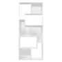 Estantería madera contrachapada blanco brillante 67x24x161 cm de vidaXL, Librerías y estanterías - Ref: Foro24-801883, Precio...