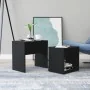 Juego de mesas de centro madera contrachapada negro 48x30x45cm de vidaXL, Mesas de centro - Ref: Foro24-802886, Precio: 34,27...