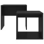 Juego de mesas de centro madera contrachapada negro 48x30x45cm de vidaXL, Mesas de centro - Ref: Foro24-802886, Precio: 34,27...