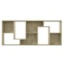 Estantería madera contrachapada color roble Sonoma 67x24x161 cm de vidaXL, Librerías y estanterías - Ref: Foro24-801880, Prec...