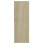 Estantería madera contrachapada color roble Sonoma 67x24x161 cm de vidaXL, Librerías y estanterías - Ref: Foro24-801880, Prec...
