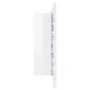 Armario espejo de baño LED acrílico blanco brillo 80x12x45 cm de vidaXL, Tocadores de baño - Ref: Foro24-804969, Precio: 68,0...