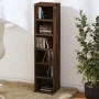 CD-Regal aus geräuchertem Eichensperrholz, 21 x 20 x 88 cm von vidaXL, CD- und DVD-Speicher - Ref: Foro24-815072, Preis: 30,4...