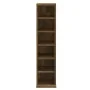 CD-Regal aus geräuchertem Eichensperrholz, 21 x 20 x 88 cm von vidaXL, CD- und DVD-Speicher - Ref: Foro24-815072, Preis: 30,4...