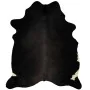 Alfombra de piel de vaca auténtica negro 150x170 cm de vidaXL, Alfombras - Ref: Foro24-284341, Precio: 208,08 €, Descuento: %