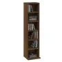 CD-Regal aus braunem Eichensperrholz, 21 x 20 x 88 cm von vidaXL, CD- und DVD-Speicher - Ref: Foro24-815074, Preis: 33,30 €, ...
