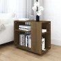 Side table made of brown oak plywood, measuring 70x35x55 cm. by vidaXL, Side tables - Ref: Foro24-815107, Price: 48,39 €, Dis...