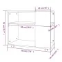 Side table made of brown oak plywood, measuring 70x35x55 cm. by vidaXL, Side tables - Ref: Foro24-815107, Price: 48,39 €, Dis...