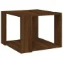 Mesa de centro madera contrachapada roble marrón 40x40x30 cm de vidaXL, Mesas de centro - Ref: Foro24-815170, Precio: 30,67 €...