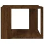 Mesa de centro madera contrachapada roble marrón 40x40x30 cm de vidaXL, Mesas de centro - Ref: Foro24-815170, Precio: 30,67 €...