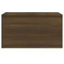 Baúl de almacenaje madera contrachapada marrón roble 84x42x46cm de vidaXL, Baúles para juguetes - Ref: Foro24-815194, Precio:...
