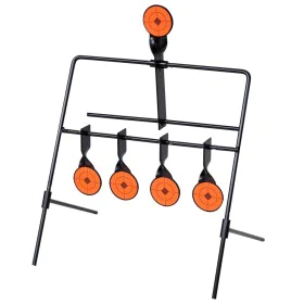 Objetivo de tiro giratorio con reinicio automático 4 + 1 figuras de vidaXL, Dianas de tiro - Ref: Foro24-90830, Precio: 16,95...