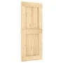 Puerta corredera con herrajes madera maciza de pino 85x210 cm de vidaXL, Puertas - Ref: Foro24-3203167, Precio: 199,24 €, Des...