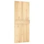 Puerta corredera con herrajes madera maciza de pino 85x210 cm de vidaXL, Puertas - Ref: Foro24-3203167, Precio: 199,24 €, Des...