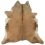 Alfombra de piel de vaca auténtica marrón y blanco 150x170 cm de vidaXL, Alfombras - Ref: Foro24-284344, Precio: 277,73 €, De...