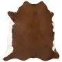Alfombra de piel de vaca auténtica marrón y blanco 150x170 cm de vidaXL, Alfombras - Ref: Foro24-284344, Precio: 277,73 €, De...