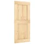 Puerta corredera con herrajes madera maciza de pino 90x210 cm by vidaXL, Doors - Ref: Foro24-3203168, Price: 211,30 €, Discou...