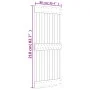 Schiebetür mit massivem Kiefernholzbeschlägen 90x210 cm von vidaXL, Türen - Ref: Foro24-3203164, Preis: 195,73 €, Rabatt: %