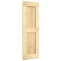 Schiebetür mit Beschlägen aus massivem Kiefernholz, 70 x 210 cm von vidaXL, Türen - Ref: Foro24-3203165, Preis: 179,39 €, Rab...