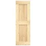 Puerta corredera con herrajes madera maciza de pino 70x210 cm de vidaXL, Puertas - Ref: Foro24-3203165, Precio: 179,39 €, Des...