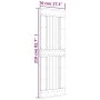 Puerta corredera con herrajes madera maciza de pino 70x210 cm de vidaXL, Puertas - Ref: Foro24-3203165, Precio: 179,39 €, Des...