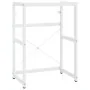Estructura de baño con lavabo incorporado hierro blanco de vidaXL, Tocadores de baño - Ref: Foro24-3101386, Precio: 160,03 €,...