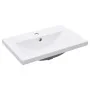 Estructura de baño con lavabo incorporado hierro blanco de vidaXL, Tocadores de baño - Ref: Foro24-3101386, Precio: 160,03 €,...