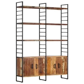 Estantería de 4 niveles madera maciza reciclada 124x30x180 cm de vidaXL, Librerías y estanterías - Ref: Foro24-284415, Precio...