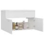 Mueble con lavabo madera de ingeniería blanco de vidaXL, Tocadores de baño - Ref: Foro24-3070829, Precio: 179,14 €, Descuento: %