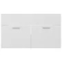 Mueble con lavabo madera de ingeniería blanco de vidaXL, Tocadores de baño - Ref: Foro24-3070829, Precio: 179,14 €, Descuento: %