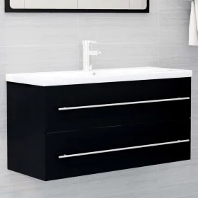 Furniture with black agglomerate sink by vidaXL, bathroom vanities - Ref: Foro24-3099069, Price: 314,48 €, Discount: %