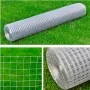 Malla de alambre cuadrada acero galvanizado plateado 1x25 m de vidaXL, Paneles de vallas - Ref: Foro24-140117, Precio: 74,66 ...