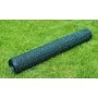 Malla alambre hexagonal acero galvanizado verde oscuro 1x25 m de vidaXL, Paneles de vallas - Ref: Foro24-140118, Precio: 34,8...