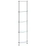 Estantería 5 niveles cristal templado transparente 30x30x130 cm de vidaXL, Librerías y estanterías - Ref: Foro24-249516, Prec...