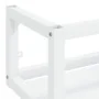 Estructura de lavabo suspendido hierro blanco 79x38x31 cm de vidaXL, Tocadores de baño - Ref: Foro24-338492, Precio: 36,38 €,...