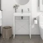 Estructura de lavabo de hierro blanco 59x38x83 cm de vidaXL, Tocadores de baño - Ref: Foro24-338497, Precio: 55,81 €, Descuen...
