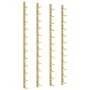 Wall wine rack for 12 bottles 2 units golden iron by vidaXL, Wine racks - Ref: Foro24-340882, Price: 83,07 €, Discount: %
