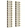 Wall wine rack for 12 bottles 2 units golden iron by vidaXL, Wine racks - Ref: Foro24-340882, Price: 83,07 €, Discount: %