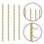 Wall wine rack for 12 bottles 2 units golden iron by vidaXL, Wine racks - Ref: Foro24-340882, Price: 83,07 €, Discount: %