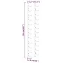 Wand-Weinregal für 12 Flaschen, 2 Einheiten, goldenes Eisen von vidaXL, Weinregale - Ref: Foro24-340882, Preis: 83,07 €, Raba...