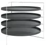 Bandejas para pizza 4 uds con estante acero Ø 28 cm de vidaXL, Moldes para pizza - Ref: Foro24-154983, Precio: 26,95 €, Descu...