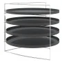 Bandejas para pizza 4 uds con estante acero Ø 28 cm de vidaXL, Moldes para pizza - Ref: Foro24-154983, Precio: 26,95 €, Descu...