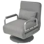 Silla giratoria y sofá cama tela gris claro de vidaXL, Sillones - Ref: Foro24-244666, Precio: 249,78 €, Descuento: %