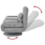 Silla giratoria y sofá cama tela gris claro de vidaXL, Sillones - Ref: Foro24-244666, Precio: 249,78 €, Descuento: %