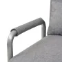 Silla giratoria y sofá cama tela gris claro de vidaXL, Sillones - Ref: Foro24-244666, Precio: 249,78 €, Descuento: %