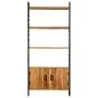 Estantería de 4 niveles madera maciza de acacia 80x30x180 cm de vidaXL, Librerías y estanterías - Ref: Foro24-284420, Precio:...