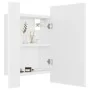 Badezimmerspiegelschrank mit LED-Licht, weißes Acryl, 40x12x45 cm von vidaXL, Badezimmerwaschtische - Ref: Foro24-804948, Pre...