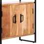 Estantería de 4 niveles madera maciza de acacia 80x30x180 cm de vidaXL, Librerías y estanterías - Ref: Foro24-284420, Precio:...