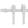 Puerta corredera con herrajes madera maciza de pino 90x210 cm de vidaXL, Puertas - Ref: Foro24-3203214, Precio: 196,90 €, Des...